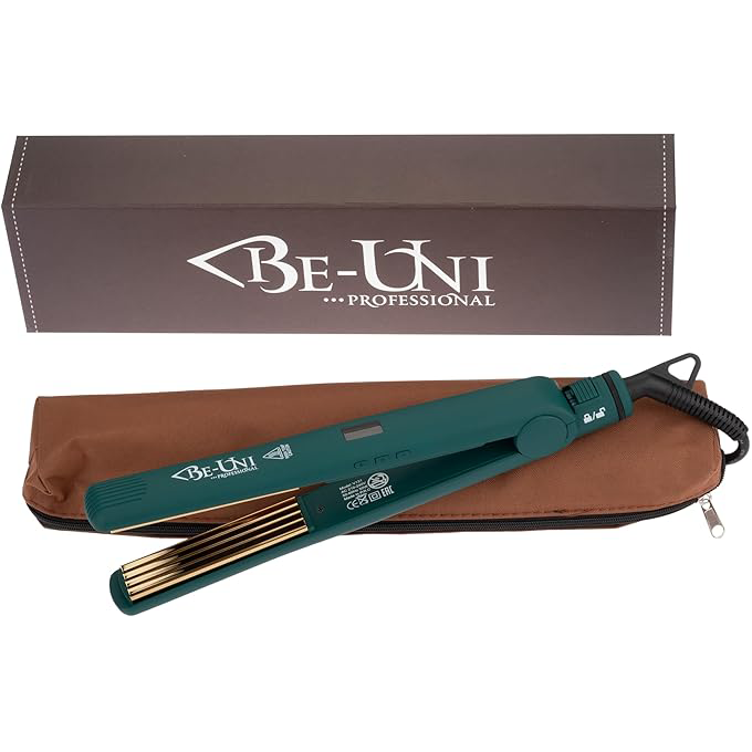 Gold Titanium Hair Crimper | Zigzag